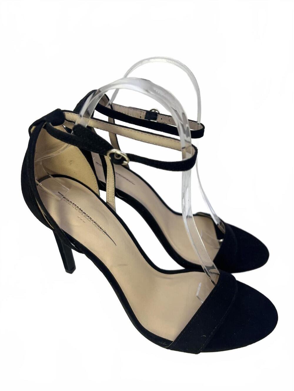 Ankle Strap High Heels Elegant Sandals in Black by Banana Republic Size 8 NWT
